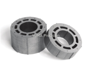 OD122mm โรเตอร์มอเตอร์แรงเฉื่อยขนาดใหญ่และสเตเตอร์แบบกำหนดเองแกนมอเตอร์รุ่นต่าง ๆ โรเตอร์เหล็กซิลิกอนคุณภาพสูงและสเตเตอร์