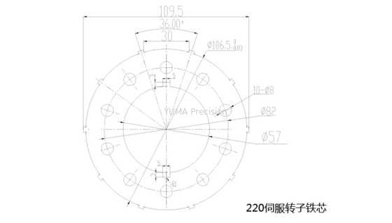 OD200mm motor rotor and stator Custom แกนมอเตอร์รุ่นต่างๆ โรเตอร์และสเตเตอร์เหล็กซิลิกอนคุณภาพสูง