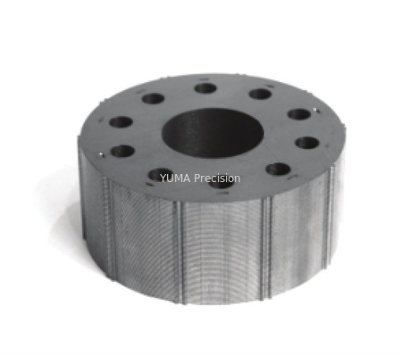 OD122mm มอเตอร์แรงเฉื่อยขนาดเล็กโรเตอร์และสเตเตอร์แบบกำหนดเองรุ่นต่างๆแกนมอเตอร์โรเตอร์เหล็กซิลิกอนคุณภาพสูงและสเตโต้