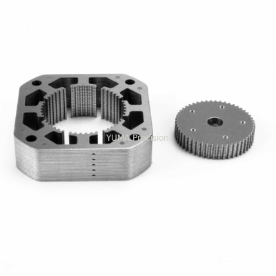 Motor Stator การเคลือบสแต็คการผลิต NEMA 17 42mm ID 25.85mm