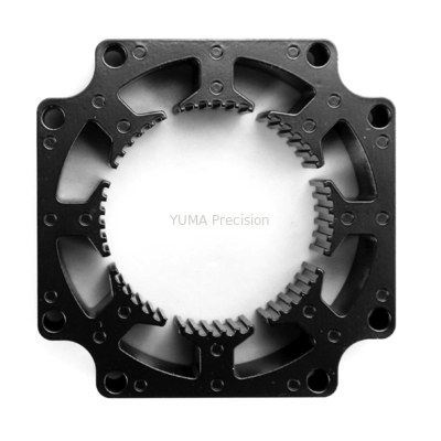 แกนเหล็กเคลือบสเตเตอร์โรเตอร์สำหรับเสาแรเงา NEMA 23 57 มม. Stepper