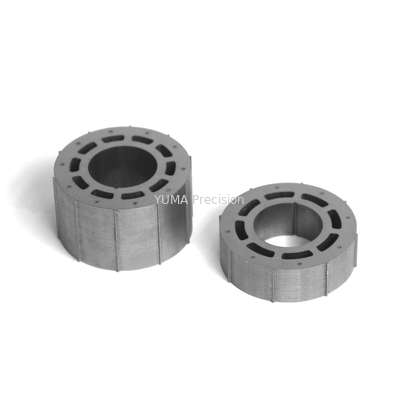 OD122mm มอเตอร์แรงเฉื่อยกลางโรเตอร์และสเตเตอร์แบบกำหนดเองรุ่นต่างๆแกนมอเตอร์โรเตอร์เหล็กซิลิกอนคุณภาพสูงและสถิติ